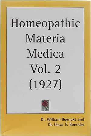 Immagine del venditore per Homeopathic Materia Medica Vol 2 (1927) venduto da Untje.com