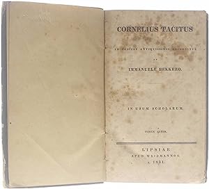 Bild des Verkufers fr Cornelius Tacitus ad codices antiquissimos recognitus Tomus Alter zum Verkauf von Untje.com
