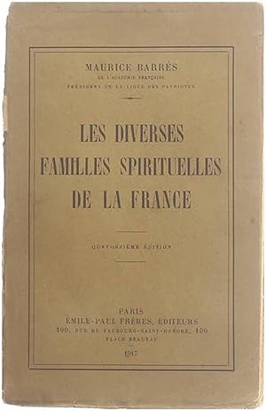 Les Diverses Familles Spirituelles de la France