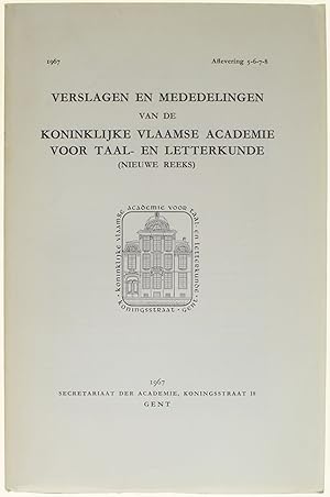 Image du vendeur pour Verslagen en Mededelingen van de Koninklijke Vlaamse Academie voor Taal- en Letterkunde (nieuwe reeks) Aflevering 5-6-7-8 mis en vente par Untje.com