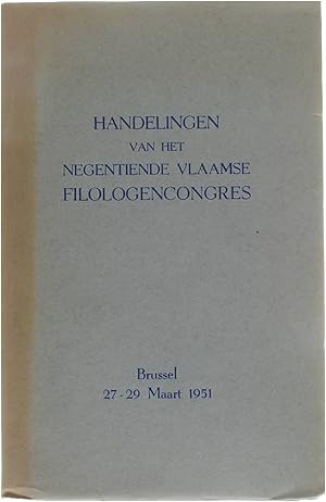 Handelingen van het 19de Vlaamse filologencongres