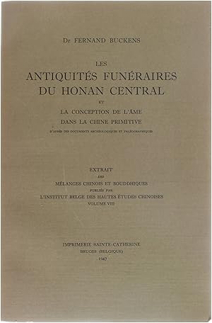 Les Antiquités funéraires du Honan Central