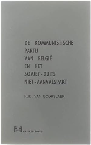 Seller image for De kommunistische Partij van Belgi en het Sovjet-Duits niet-aanvalspakt for sale by Untje.com