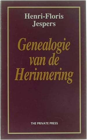 Immagine del venditore per Genealogie van de herinnering venduto da Untje.com