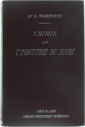 Image du vendeur pour Chimie de l'industrie du sucre mis en vente par Untje.com