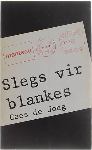 Imagen del vendedor de Slegs vir blankes a la venta por Untje.com