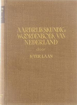 Bild des Verkufers fr Aardrijkskundig Woordenboek van Nederland zum Verkauf von Untje.com