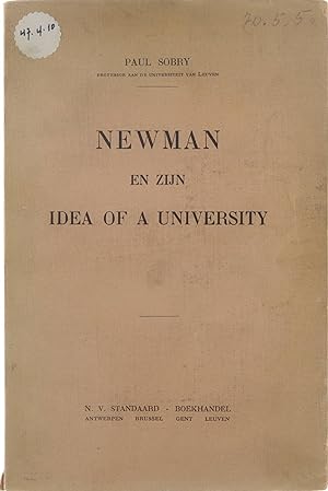 Immagine del venditore per Newman en zijn Idea of a university, venduto da Untje.com