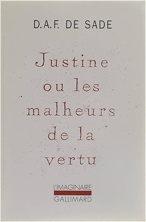 Image du vendeur pour Justine Ou Les Malheurs De La Ventue mis en vente par Untje.com