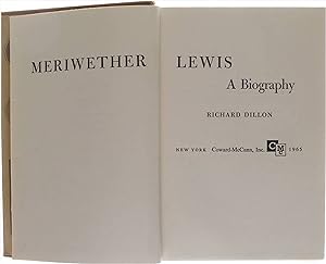 Image du vendeur pour Meriwether Lewis, a biography mis en vente par Untje.com