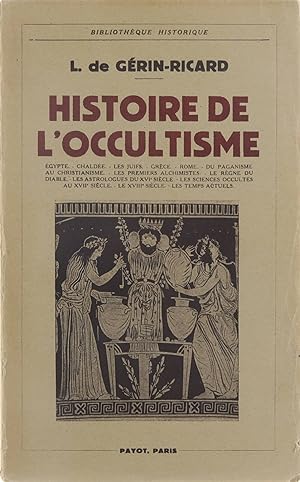Imagen del vendedor de Histoire de l'occultisme a la venta por Untje.com