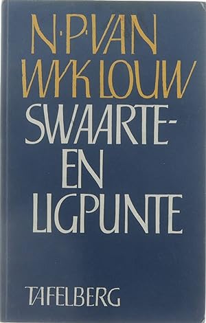 Immagine del venditore per Swaarte- en ligpunte : benaderings van die literatuur I. venduto da Untje.com