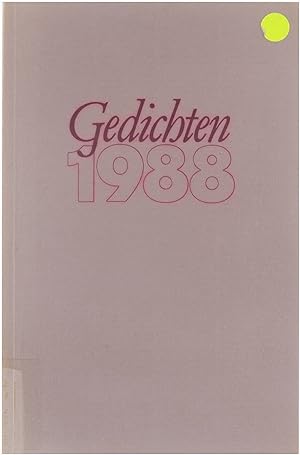 Bild des Verkufers fr Gedichten 1988 - een keuze uit de tijdschriften zum Verkauf von Untje.com