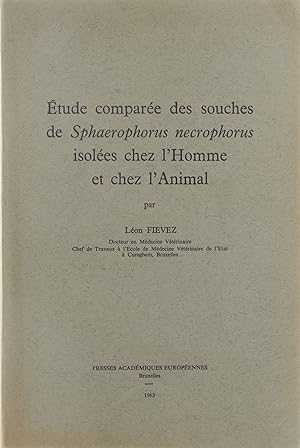 Etude comparée des souches de Sphaerophorus necrophorus isolées chez l'Homme et chez l'Animal