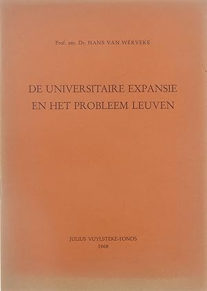 Seller image for De universitaire expansie en het probleem Leuven for sale by Untje.com