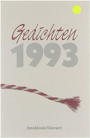 Bild des Verkufers fr Gedichten 1993 - een keuze uit de tijdschriften zum Verkauf von Untje.com