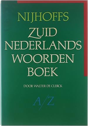 Bild des Verkufers fr Nijhoffs Zuid-Nederlands Woordenboek zum Verkauf von Untje.com