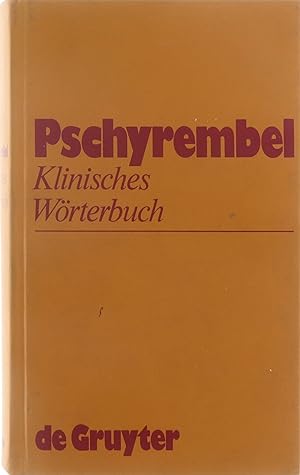 Seller image for Klinisches Wrterbuch, mit klinischen Syndromen und einem Anhang Nomina Anatomica for sale by Untje.com