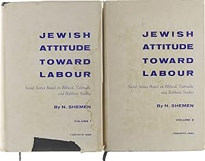 Image du vendeur pour Jewish attitude toward labour, social Justice based on biblical, talmudic and Rabbinic studies (2 volumes) mis en vente par Untje.com