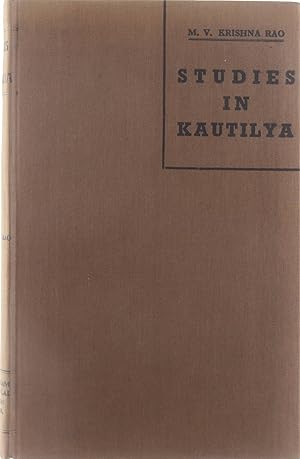 Bild des Verkufers fr Studies in Kautilya zum Verkauf von Untje.com