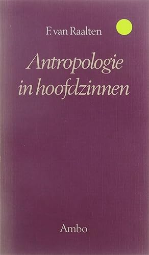 Bild des Verkufers fr Antropologie in hoofdzinnen zum Verkauf von Untje.com