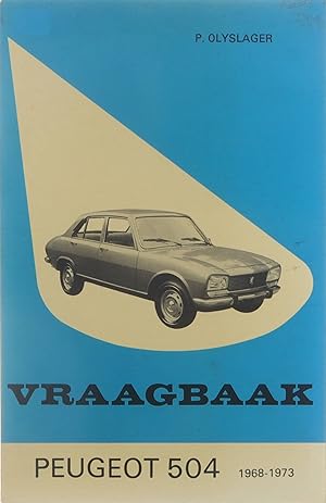 Bild des Verkufers fr Vraagbaak Peugeot 504 1968-1973 zum Verkauf von Untje.com