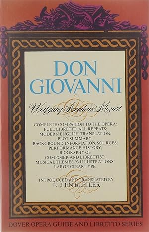 Bild des Verkufers fr Don Giovanni - complete companion to the opera zum Verkauf von Untje.com