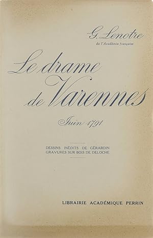 Seller image for Le drame de Varennes - Juin 1791 for sale by Untje.com