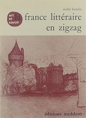 Bild des Verkufers fr La France littraire en zigzag zum Verkauf von Untje.com