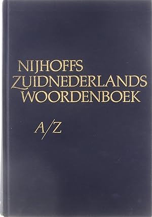 Bild des Verkufers fr Nijhoffs Zuid Nederlands woordenboek A/Z zum Verkauf von Untje.com