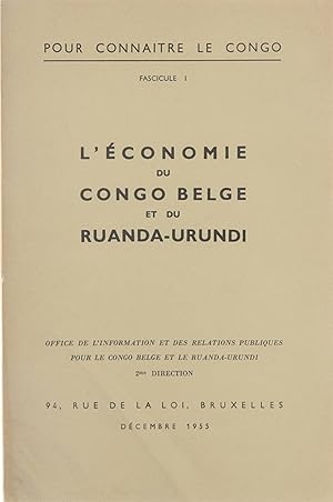 Seller image for L'conomie du Congo belge et du Ruanda-Urundi. for sale by Untje.com