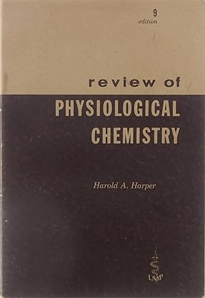 Bild des Verkufers fr Review of Physiological Chemistry zum Verkauf von Untje.com