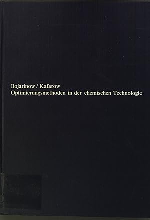 Seller image for Optimierungsmethoden in der chemischen Technologie. for sale by books4less (Versandantiquariat Petra Gros GmbH & Co. KG)