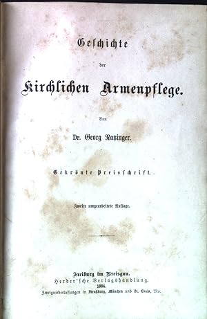 Bild des Verkufers fr Geschichte der kirchlichen Armenpflege. zum Verkauf von books4less (Versandantiquariat Petra Gros GmbH & Co. KG)