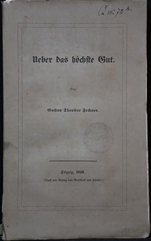 Seller image for Ueber das hchste Gut. for sale by Antiquariat  Braun