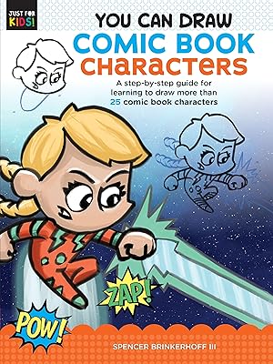 Bild des Verkufers fr You Can Draw Comic Book Characters: A Step-By-Step Guide for Learning to Draw More Than 30 Comic Book Characters zum Verkauf von moluna