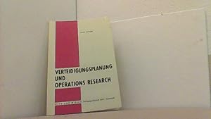 Image du vendeur pour Verteidigungsplanung Und Operations Research. mis en vente par Antiquariat Uwe Berg