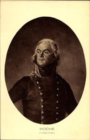 Künstler Ansichtskarte / Postkarte Louis Lazare Hoche, französischer Général de division, Portrait
