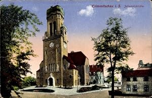 Ansichtskarte / Postkarte Crimmitschau in Sachsen, Johanniskirche