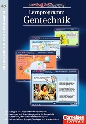 Imagen del vendedor de Biologie Oberstufe - Westliche Bundeslnder: 11.-13. Schuljahr - Lernprogramm Gentechnik: CD-ROM a la venta por Antiquariat Armebooks