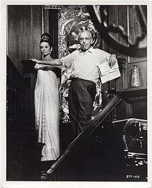 Bild des Verkufers fr My Fair Lady (Original photograph of George Cukor and Audrey Hepburn on the set of the 1964 film) zum Verkauf von Royal Books, Inc., ABAA
