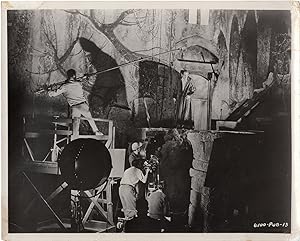 Image du vendeur pour The Pit and the Pendulum (Original photograph of Roger Corman and Vincent Price on the set of the 1961 film) mis en vente par Royal Books, Inc., ABAA