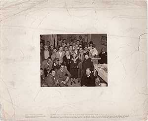 Bild des Verkufers fr Arsenic and Old Lace (Original photograph of cast and crew members on the set of the 1944 film) zum Verkauf von Royal Books, Inc., ABAA
