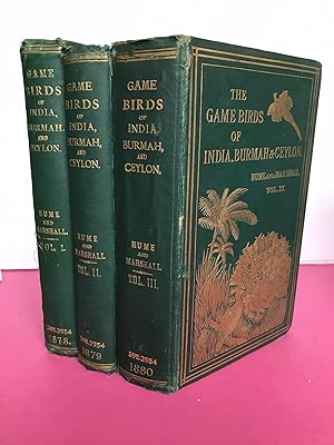 THE GAME BIRDS OF INDIA, BURMA, AND CEYLON Complete in Three Volumes