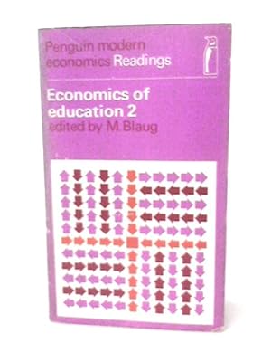 Image du vendeur pour Economics of Education 2 mis en vente par World of Rare Books