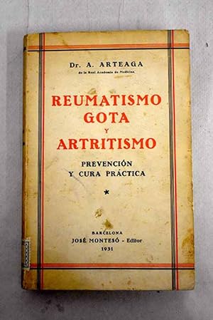 Imagen del vendedor de Reumatismo, gota y artritismo a la venta por Alcan Libros
