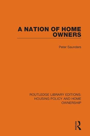 Seller image for A Nation of Home Owners for sale by AHA-BUCH GmbH