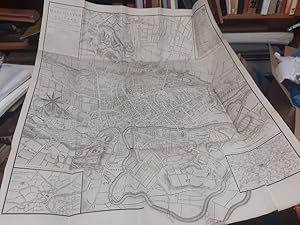 MANCHESTER & SALFORD town plan by LAURENT. Large 102x95cm 1793 antique map