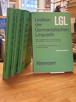 Image du vendeur pour Lexikon der Germanistischen Linguistik - Studienausgabe I - IV., mis en vente par Antiquariat Orban & Streu GbR