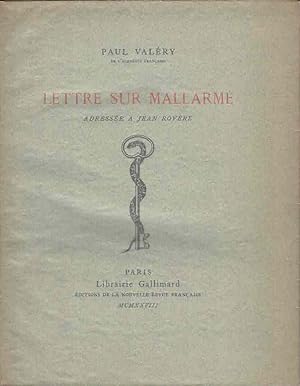 Imagen del vendedor de Lettre sur Mallarm adresse a Jean Royre. a la venta por La Bouquinerie